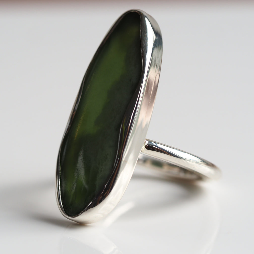 Kahurangi Green Stone Ring 4