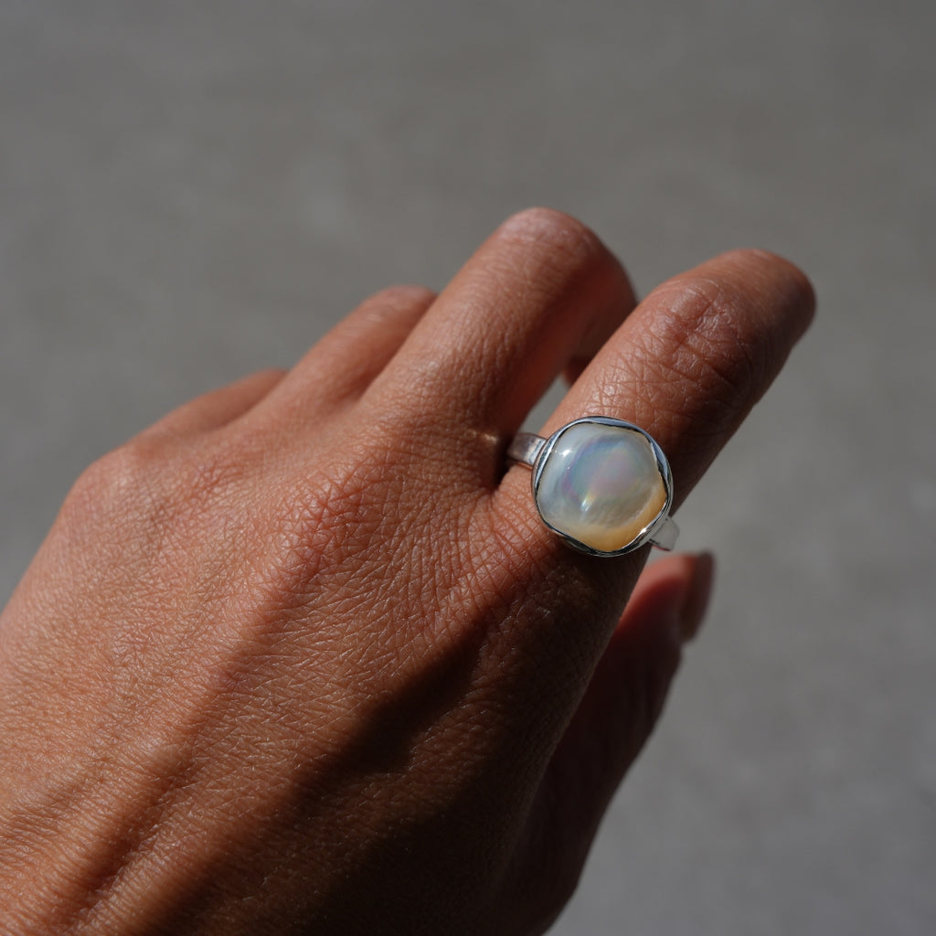 Mother Of Pearl Ring