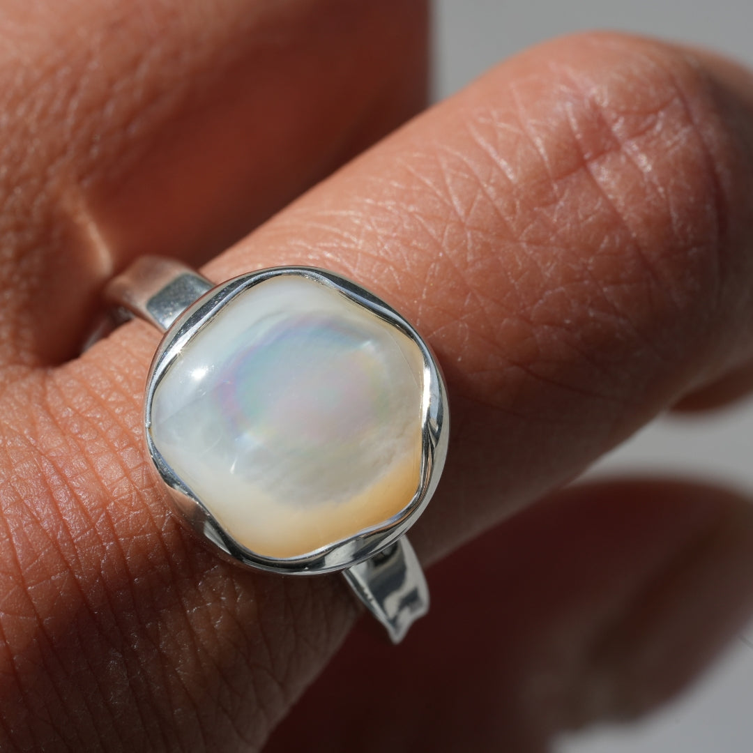 Mother Of Pearl Ring