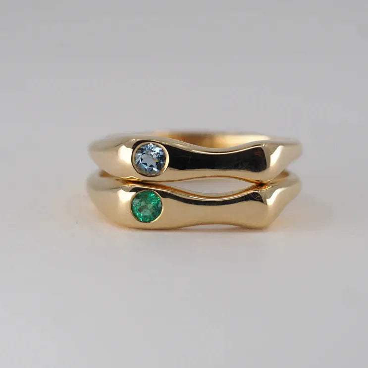 color stone ring
