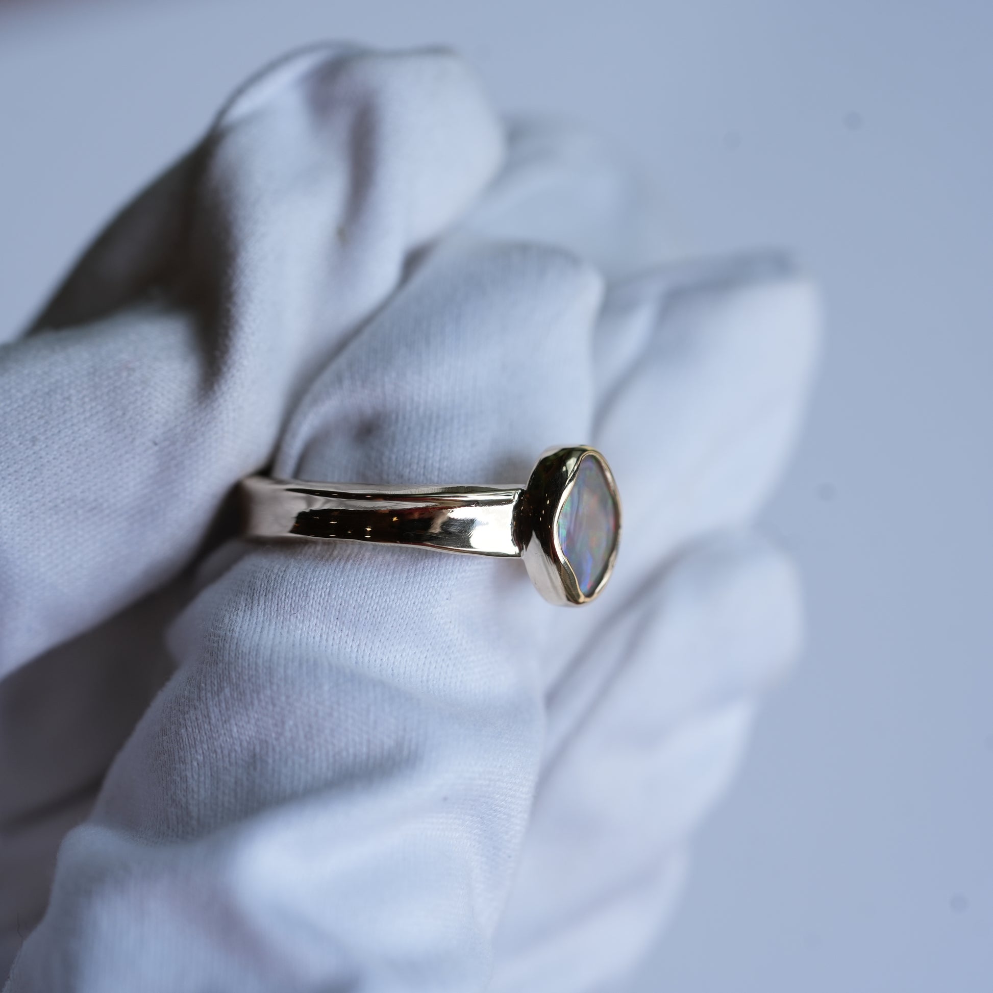 NEW!! Flagstone Australian Opal Ring