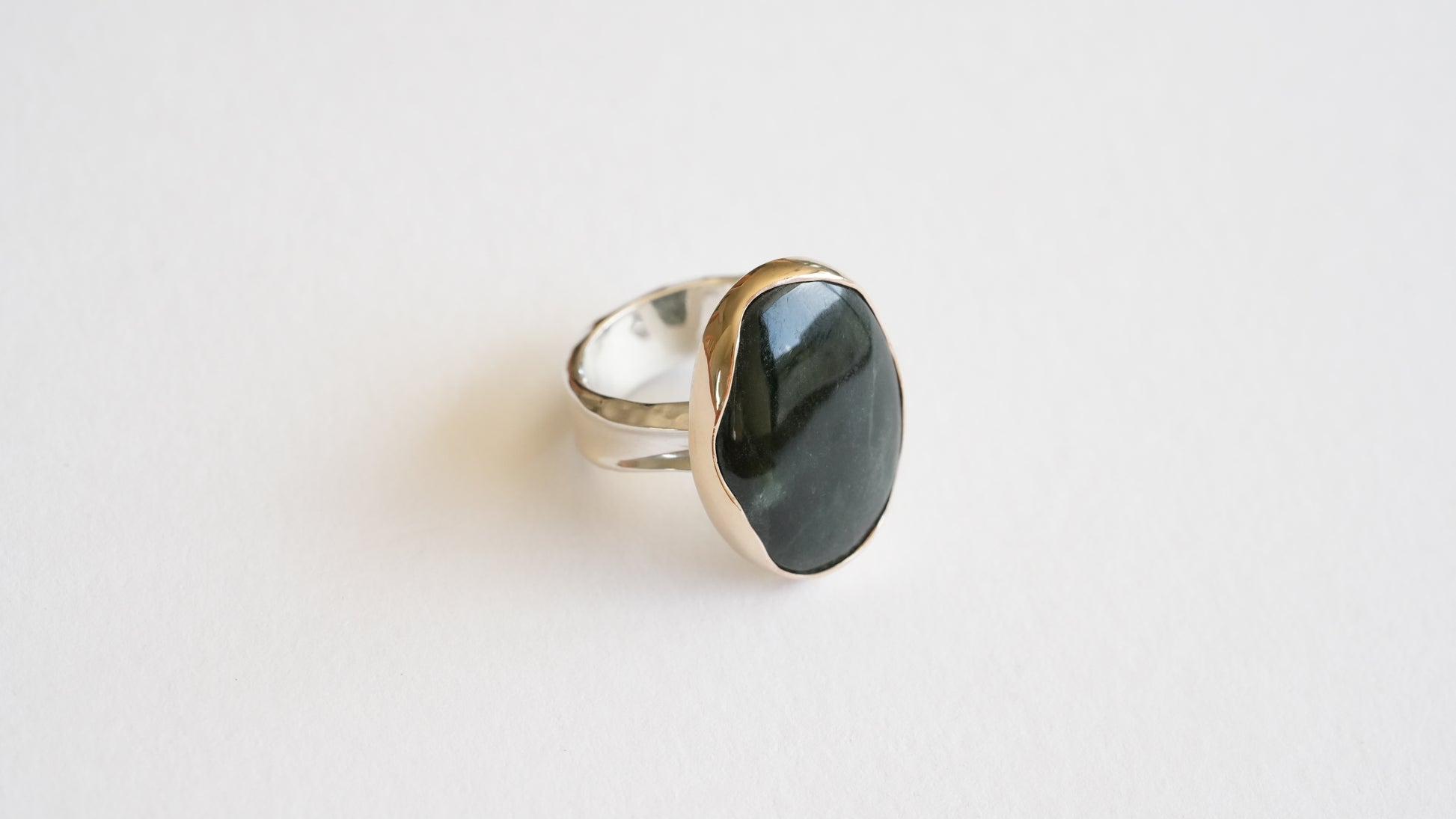 NEW!!Kahurangi Green stone Ring 5