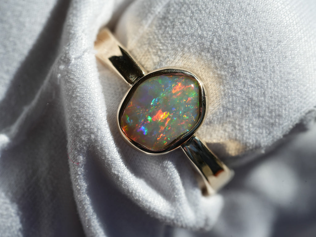 Floral Flagstone Opla Ring