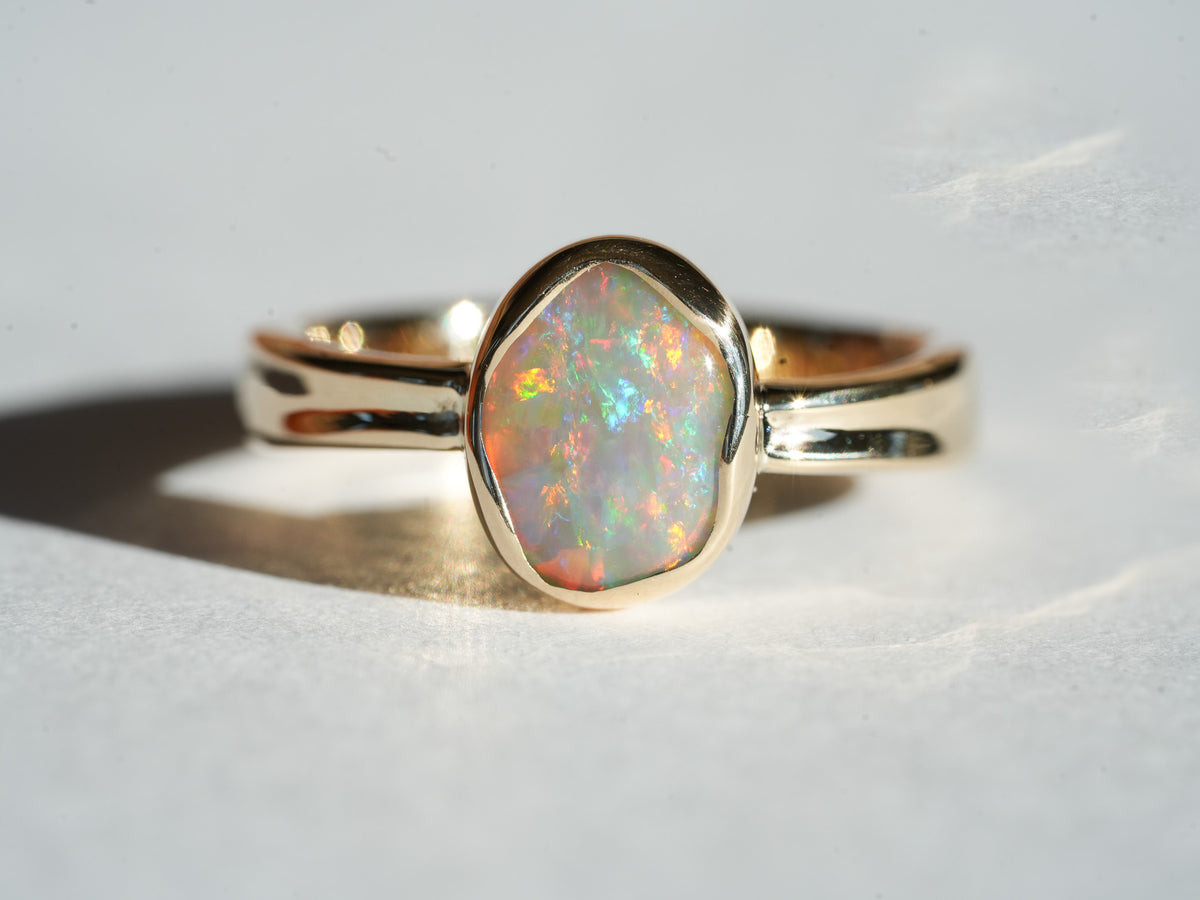 Floral Flagstone Opla Ring