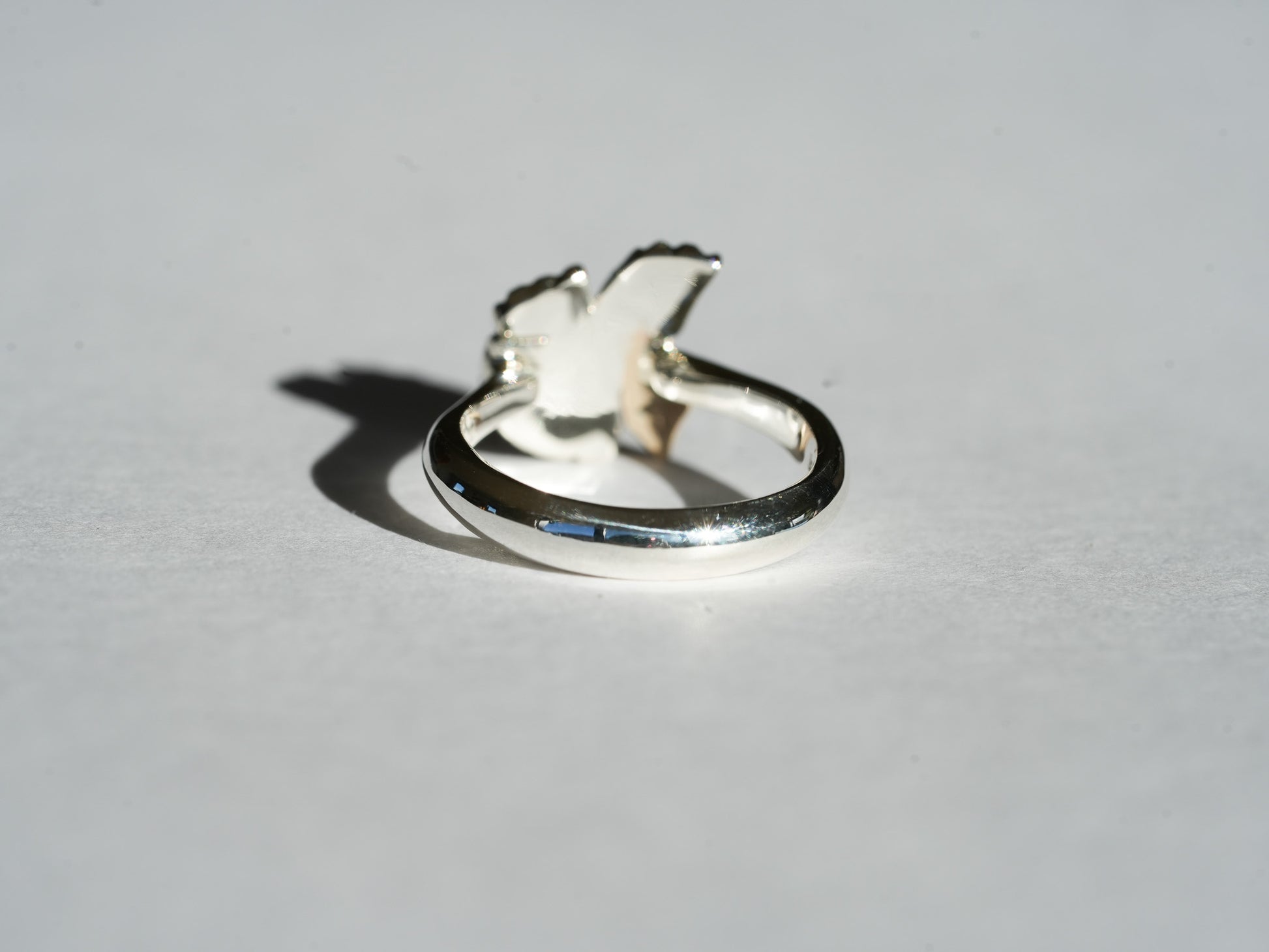 Broken Shell Flower Ring