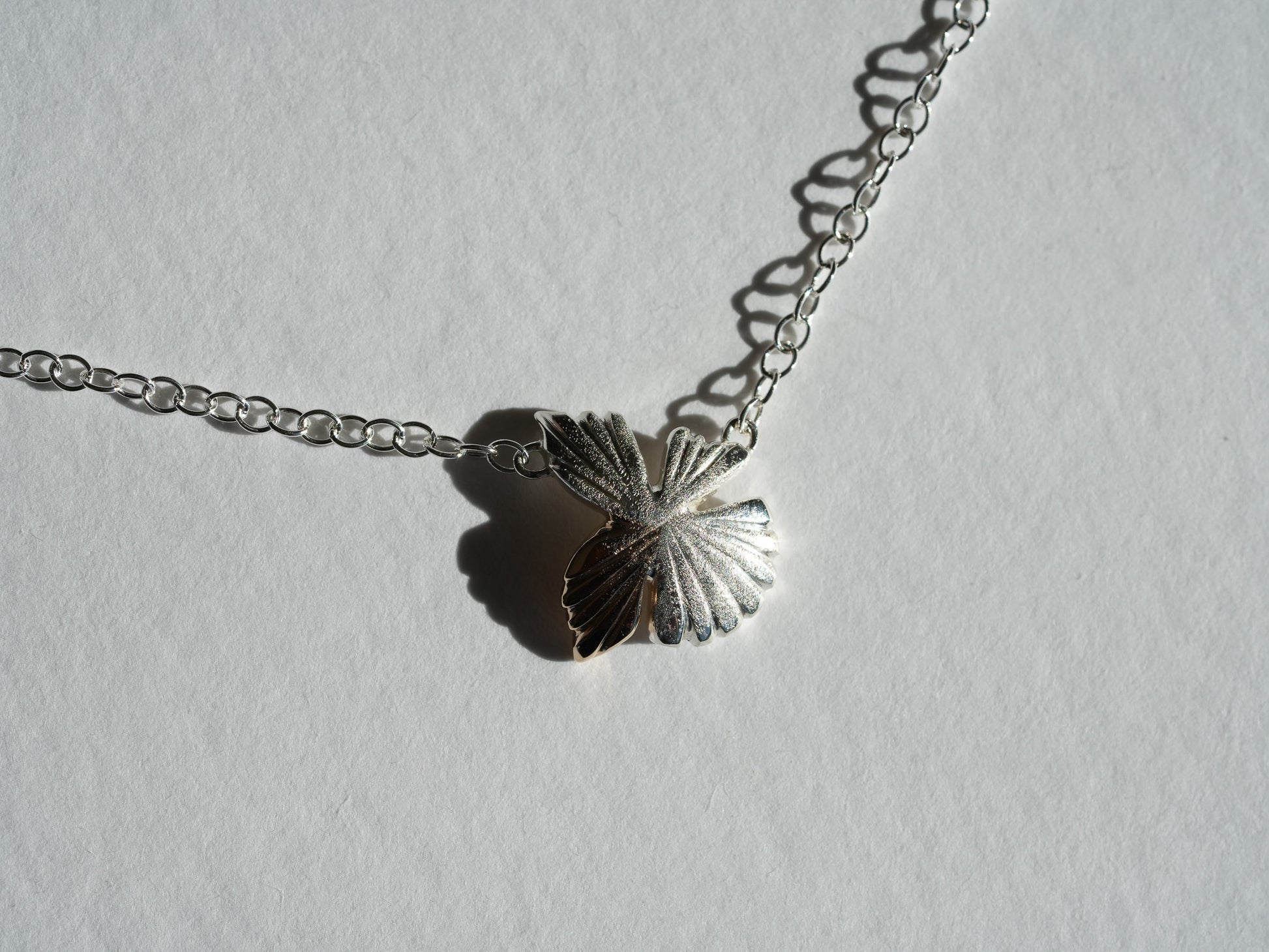 Broken Shell Flower Necklace