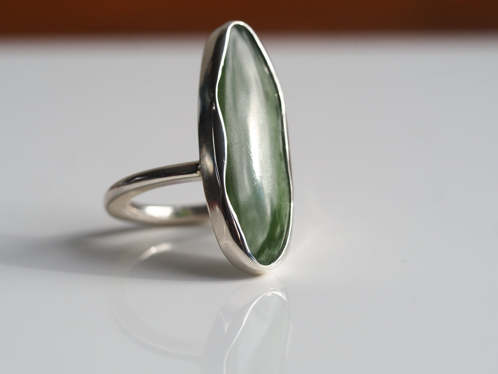 Kahurangi Green Stone Ring 4
