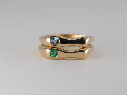 color stone ring